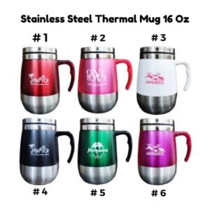 Thermal Mug Stainless Steel 16 oz