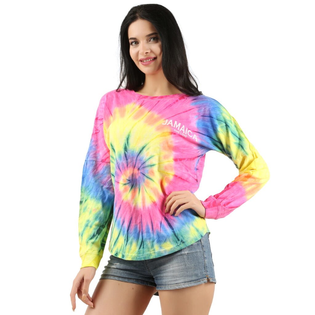 Tie Dye Long Sleeve Top - Green Apples Store