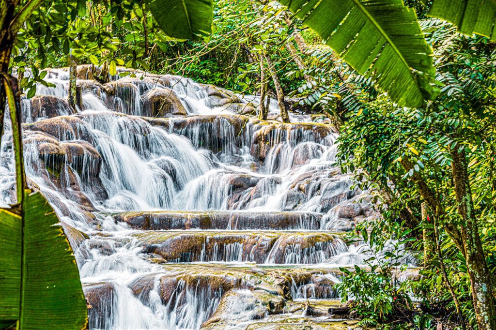 Watch the Sunrise from the Top of Dunn's River Falls