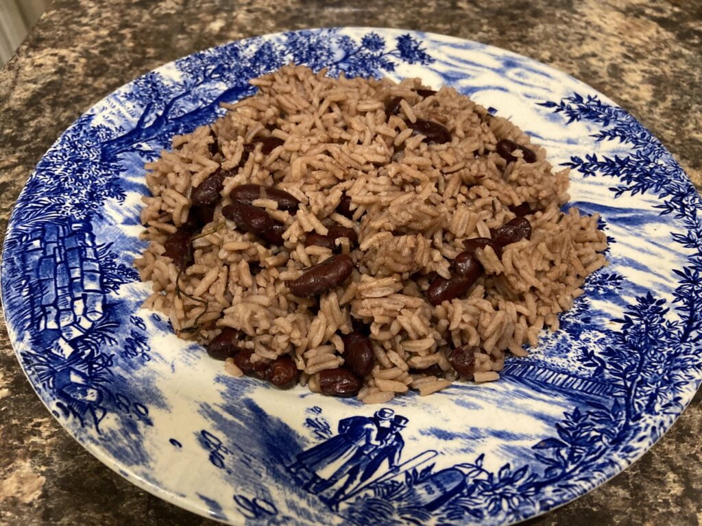 Rice and peas