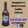 Sangsters Rum Cream Coffee